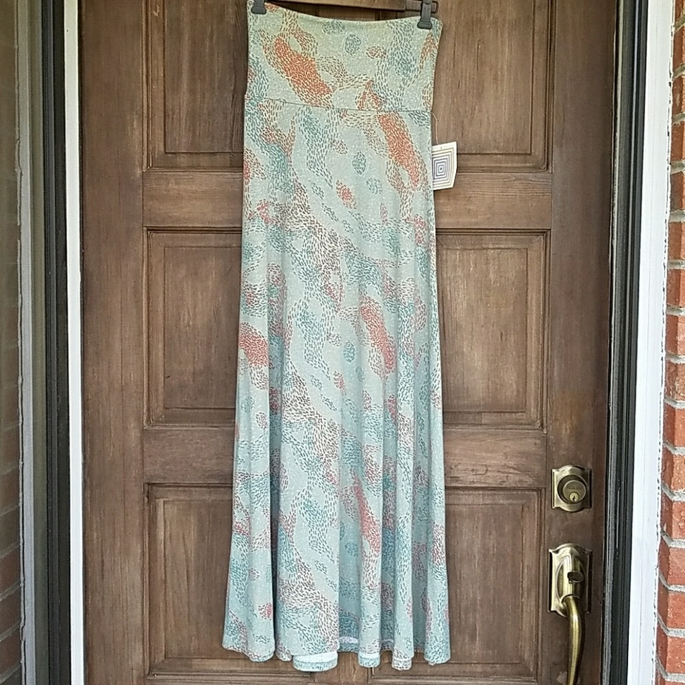 Lularoe Maxi NWT XXS Sage Green Print